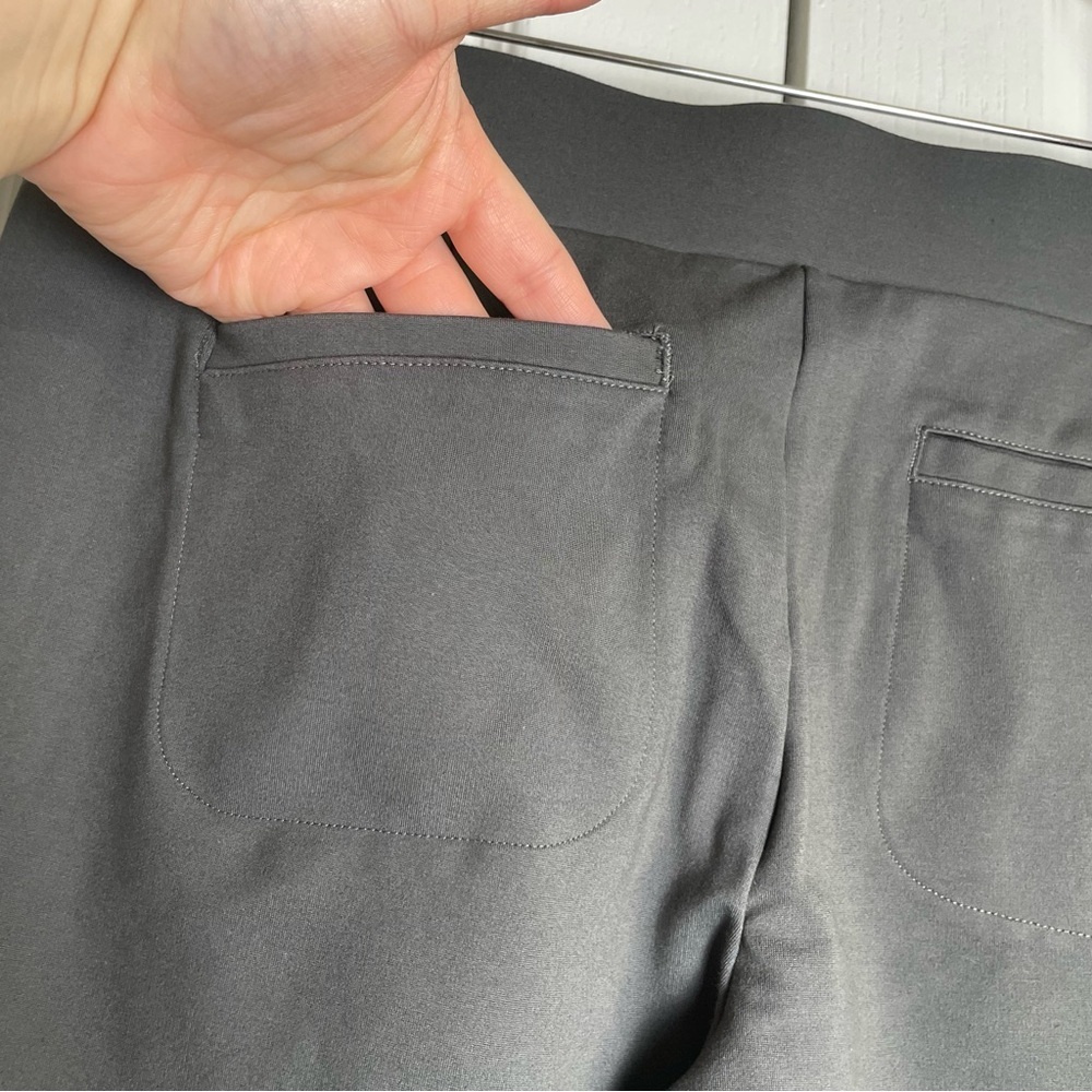 Modern Ambition (Mondetta) Pull On Knit Pants Women’s L Gray Casual Minimalist - Picture 7 of 13